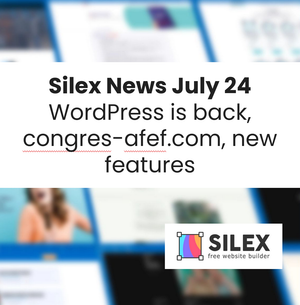 WordPress is back, congres-afef.com, new features  | Silex News