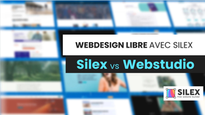 Silex vs Webstudio, webdesign libre avec Silex